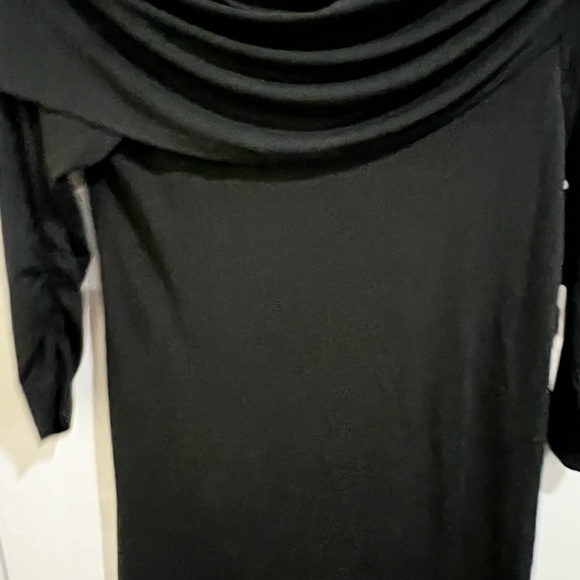 Karen Kane Elegant Black Off-Shoulder Dress - Picture 5 of 5